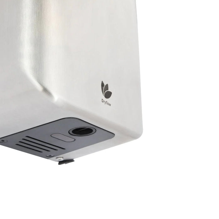 Dryflow DFT01WT Viska Ultra Quiet Hand Dryer Brushed Satin