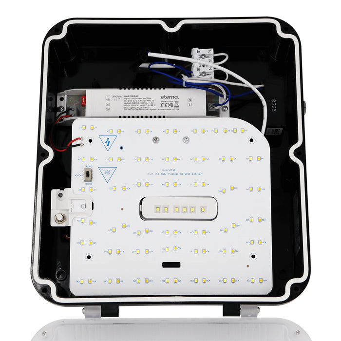 Eterna E02HDAC1 Hadi Power CCT Switchable IP65 Wall Pack - Emergency