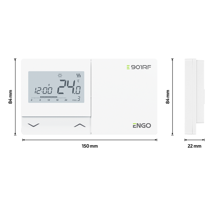 Engo E901RF Programmable, Wireless Thermostat