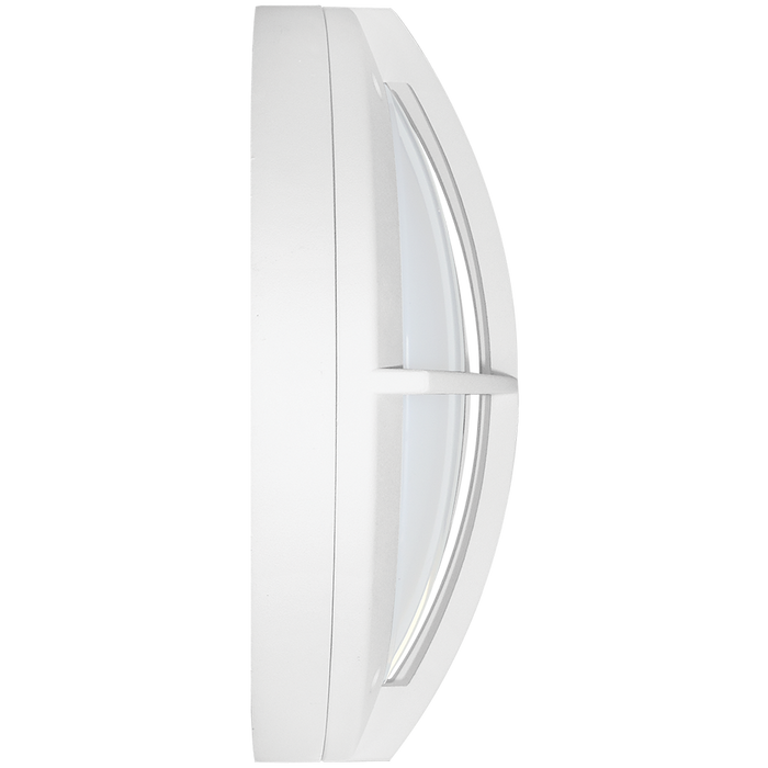 ETERNA ALMF3WHGRI Aluminium LED wall light with grill diffuser + Multi-function MW sensor