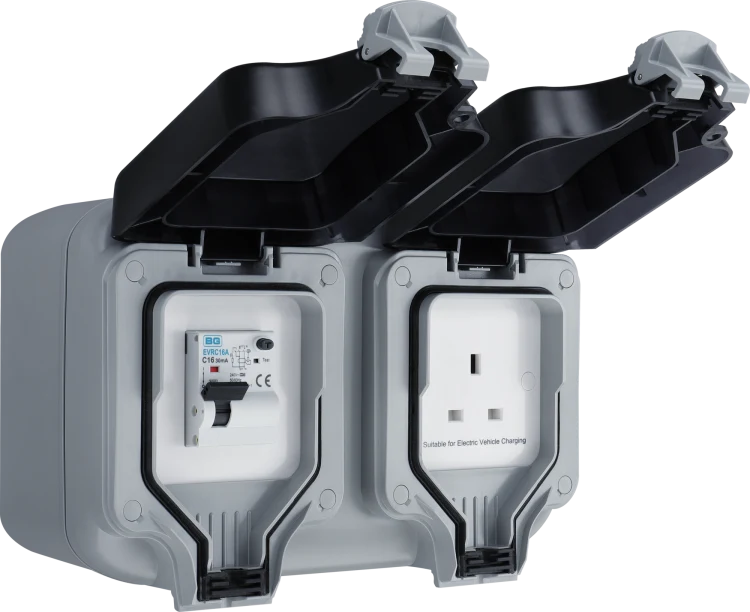 Masterplug EVH132S1SPA-MP EV Mode 2 Wall Charger With A Type DP RCBO ...