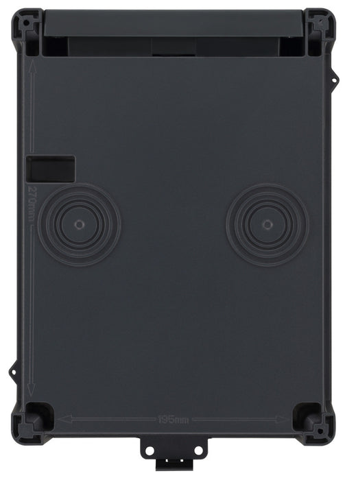 BG Sync Energy EVLR7MSG Link EV Charger Recessed Socket 7.4kW 32A Silver with Metal Control Box - Wi-Fi + LAN + 4G