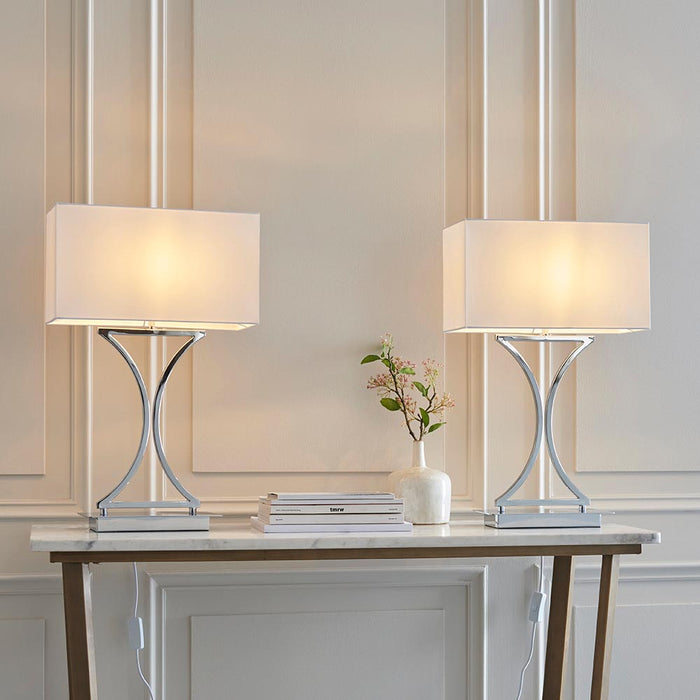 Endon Lighting 99961 Epalle - Twin Pack Table  (bulb not included)