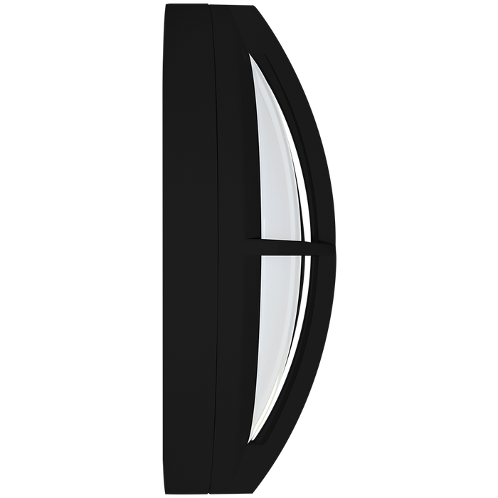 Eterna ALMFBKGRI Aluminium LED wall light with grill diffuser + Multi-function MW sensor