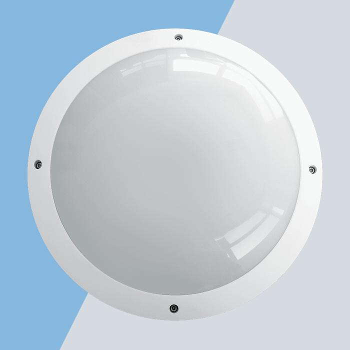Eterna ALMFWHFUL Aluminium LED wall light with full diffuser + Multi-function MW sensor