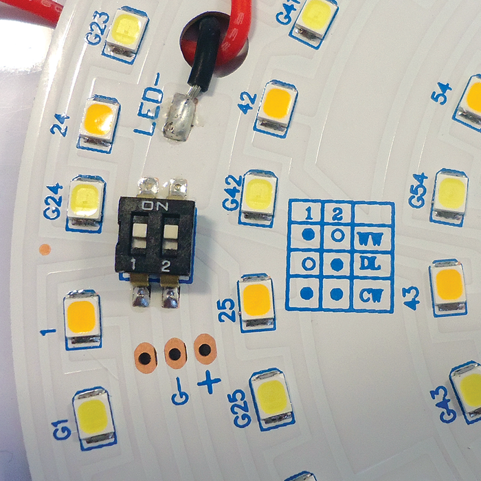 Eterna CO12 Chameleon Range - 12W IP65 circular LED colour selectable ceiling/wall light