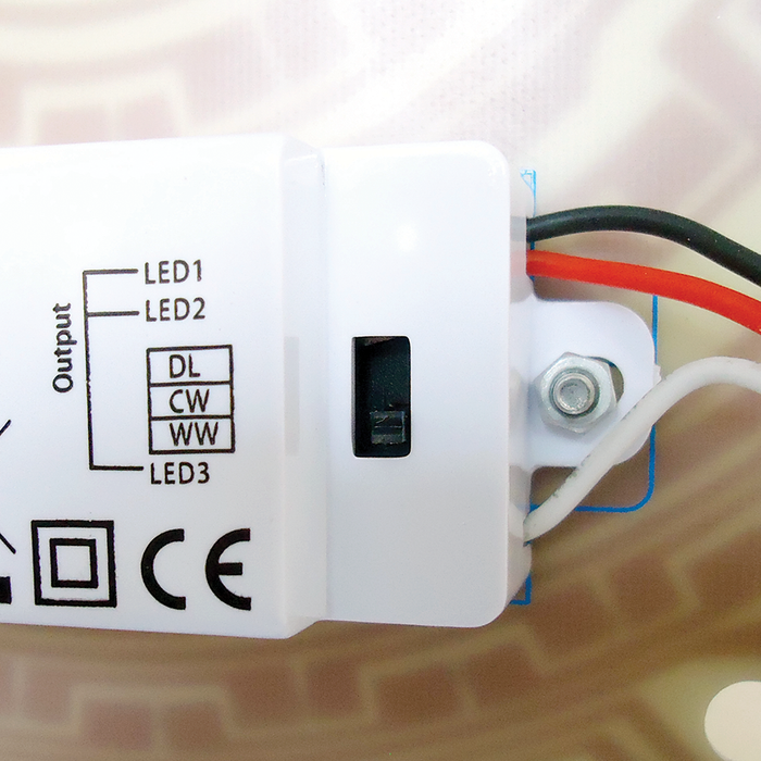 Eterna CO18MW Chameleon Range - IP65 circular LED colour selectable ceiling/wall light + MW sensor