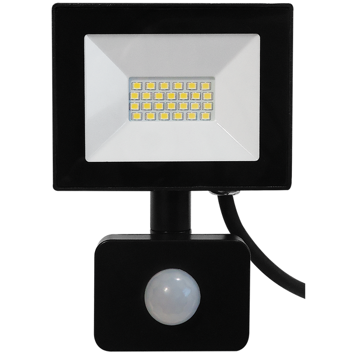 Eterna VECOF10PIR 10W IP44 economy LED floodlight with 120° PIR