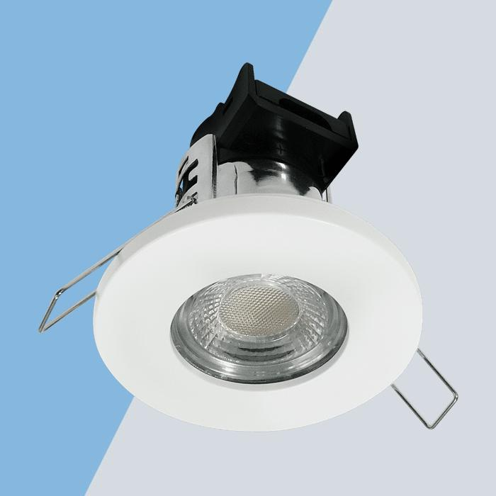Eterna VECOIFIRE3 Economy LED IP65 Fire Rated 3000K Dimmable Downlight
