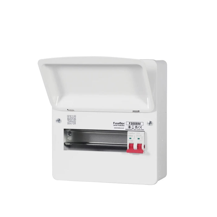 Fusebox F3008M 8 Way 100A Main Switch Consumer Unit
