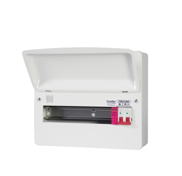 Fusebox F3011MZ 11 Way Consumer Unit w/Main Switch & 100A Type 2 SPD