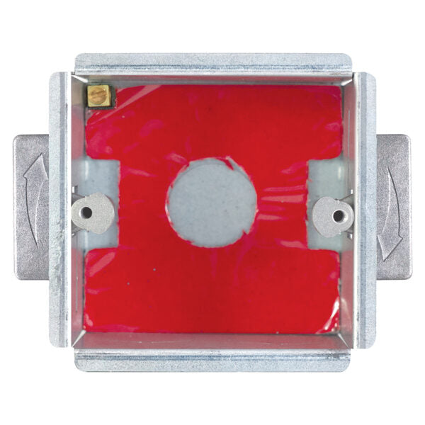SelectRic FRB-3 1G 47mm Galvanised Steel Back Box – Earths – Fire Rate ...