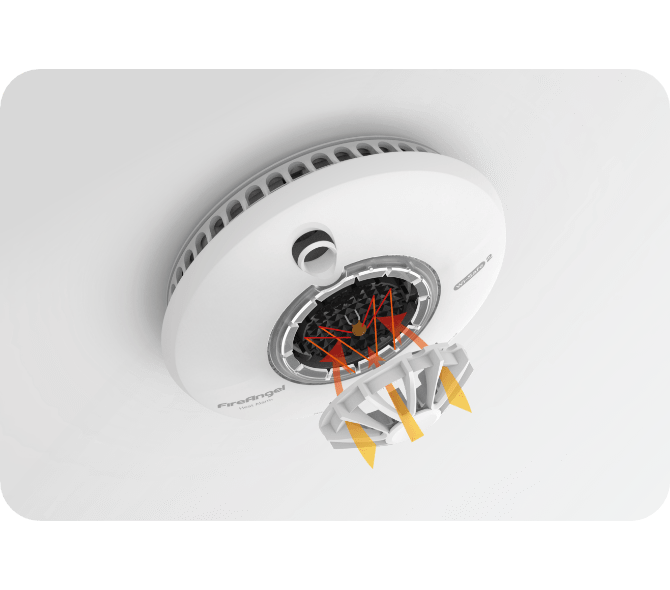 Fire Angel HM-SN-1 Specification 10 Year Kitchen Heat Alarm