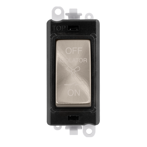 Click Scolmore GridPro GM1020BKBS 10A 3 POLE FAN ISOLATION SWITCH MODULE