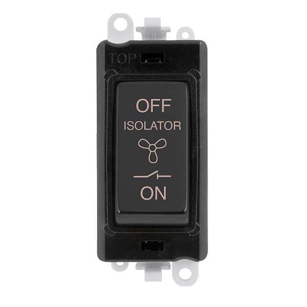 Click Scolmore GridPro GM1020BKMB 10A 3 Pole Fan Isolation Switch Module