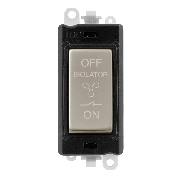 Click Scolmore GridPro GM1020BKPN 10A 3 Pole Fan Isolation Switch Module