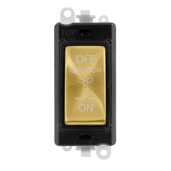 Click Scolmore GridPro GM1020BKSB 10A 3 Pole Fan Isolation Switch Module