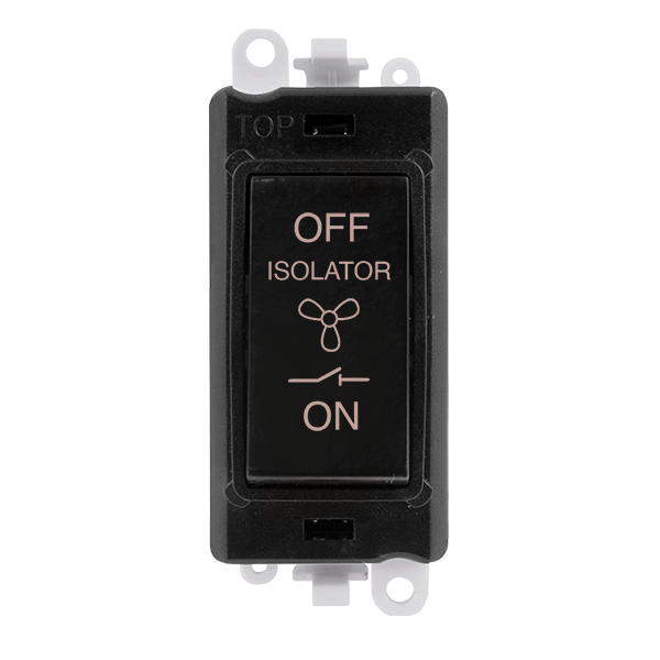 Click Scolmore GridPro GM1020BK 10A 3 POLE FAN ISOLATION SWITCH MODULE