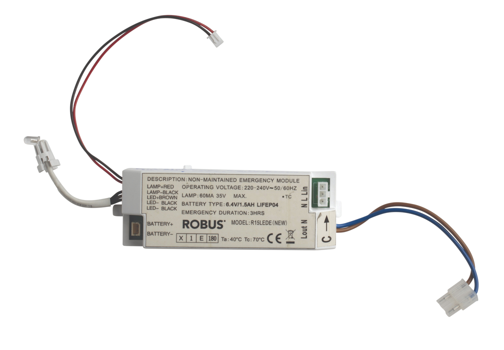 Robus RM1WEMPK-PSU GOLF MODULAR 1W, 3 Hour Plug In Emergency Pack with LifePO4