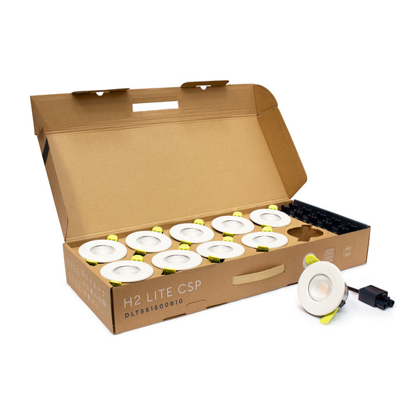 COLLINGWOOD DLT551500B10 H2 Lite CSP 4-6W CCT Indoor Downlight -  10 Pack