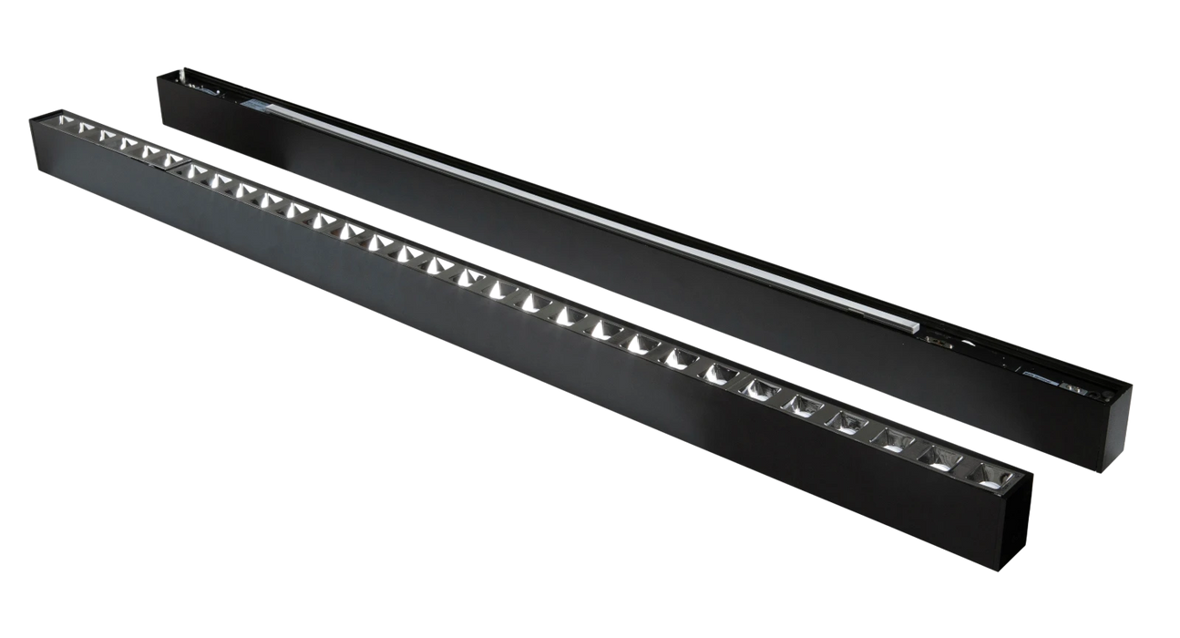 Robus RHR2540UGRDD-10 HORIZON 25W 4000K UGR<19 DALI Dimmable Linear Light 1410mm Matte Black