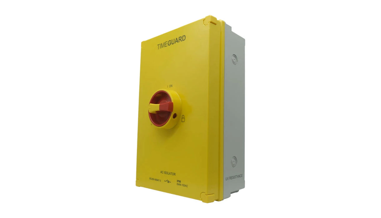 Timeguard IS4N-100AC IP66 Rotary Isolator Switch 4 Pole 100A AC