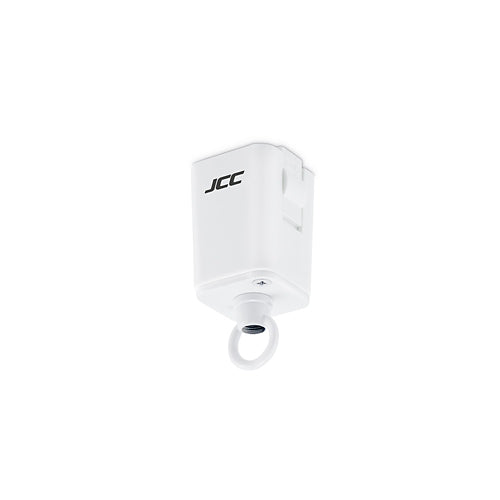 JCC JC14011WH Mainline Mains IP20 Pendant Suspension Track Adaptor White