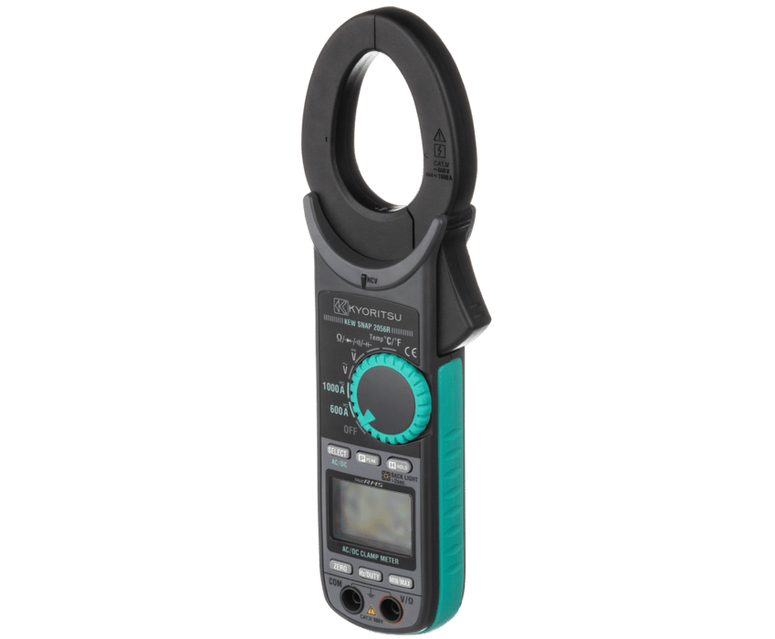 Kewtech KEW2056R True RMS AC/DC Clamp Meter – 1000A CAT IV Professional Electrical Tester