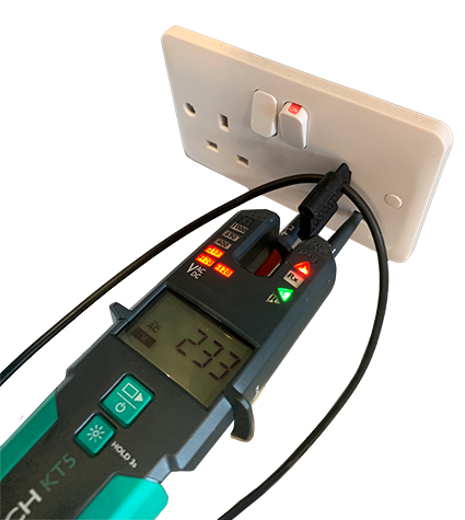 Kewtech KT5 Open Jaw Current And Voltage Tester
