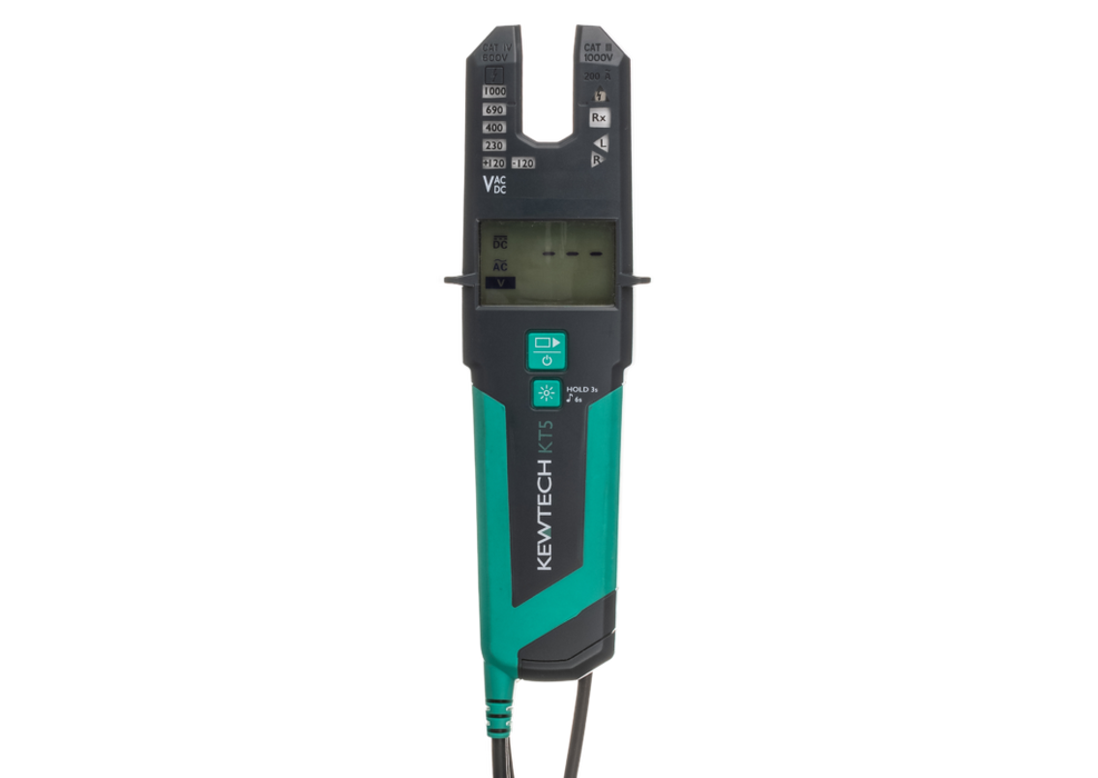 Kewtech KT5 Open Jaw Current And Voltage Tester