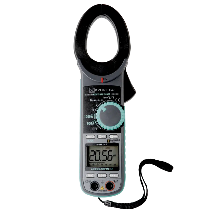 Kewtech KEW2056R True RMS AC/DC Clamp Meter – 1000A CAT IV Professional Electrical Tester