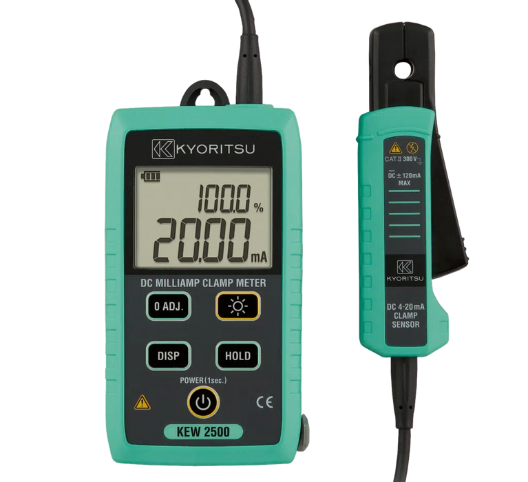 Kewtech KEW2500 DC Milliamp Clamp | 4–20mA Process Loop Tester