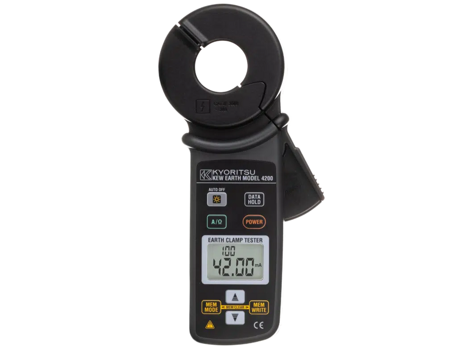 Kewtech KEW4200 Earth Resistance Clamp Meter – TRMS Clamp Tester Without Spikes