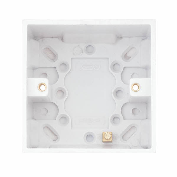 Selectric LG838-47 1 Gang Surface Pattress Box – 47mm Deep