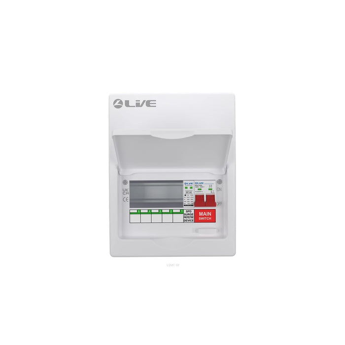 Live LSMC8M-SP 8 Module Metal Cons Unit 100A M/S + 20/40KA DP Surge Device