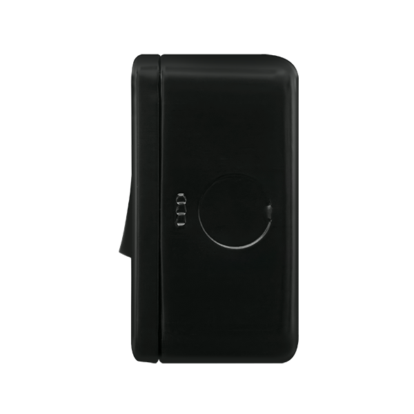 Click Scolmore MCP012BK Metal Clad 10AX 2 Gang 2 Way Plate Switch Black