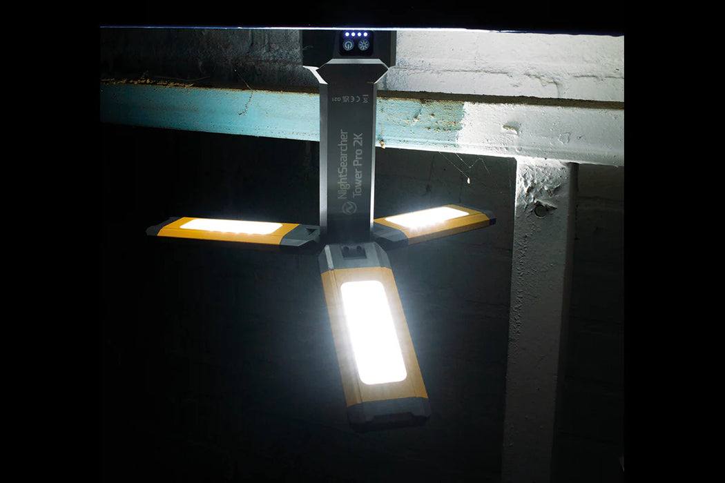 NightSearcher NSTOWERPRO-2K Tower Pro 2K 2000 Lumens Rechargeable Work Light