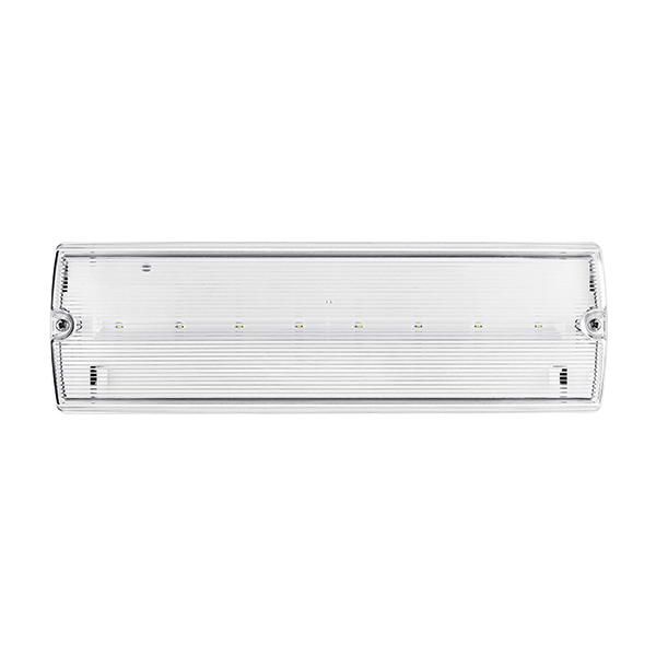 Ovia OBKN3 3W LED IP65 Maintained Self-Test Enable / Disable Emergency Bulkhead - 5500K - White