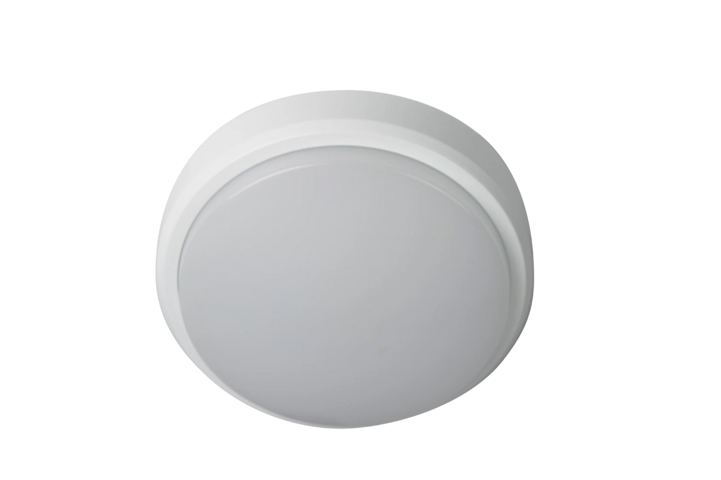 Robus  RHC1230-01 OHIO 3000K 12W IP54 Circular Bulkhead -  c/w White And Black Trims