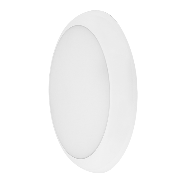 Ovia OV9800WHEMMWST 20W LED Bulkhead Microwave Sensor & Self-Test Emergency IP54 CCT White