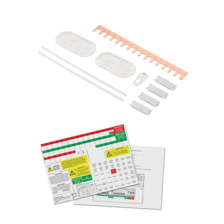 BG CF19D11S12 Consumer Unit 19 Module 12 Way Populated with 100A Main Switch, 2 x 100A 30mA RCD, 1 x Type 2 Surge Protection Device & 10 x MCB - 6A x 3, 16A x 2, 32A x 4 & 40A x 1