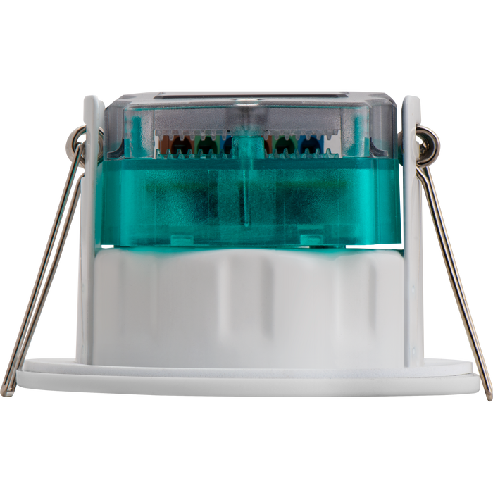 Luceco EFTF5W40 FType Essence Fire Rated Downlight 5W 550lm 4000K Dimmable IP65 White bezel - Flat