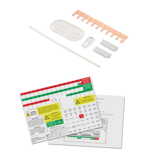 BG CF12M10-01 Consumer Unit 12 Module 10 Way Unpopulated with 100A Main Switch