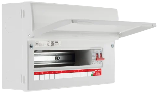 BG CF16MS13 16 module, 13 way, 100A Main Switch, Type 2 SPD