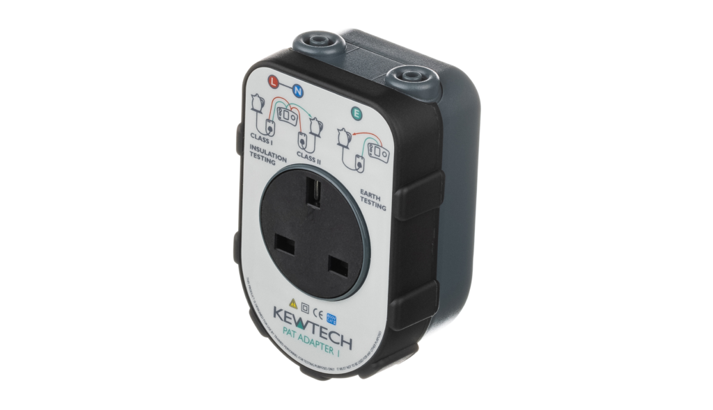 Kewtech PAT ADAPTER 1 Socket adapter for MFTs — Electricals Online