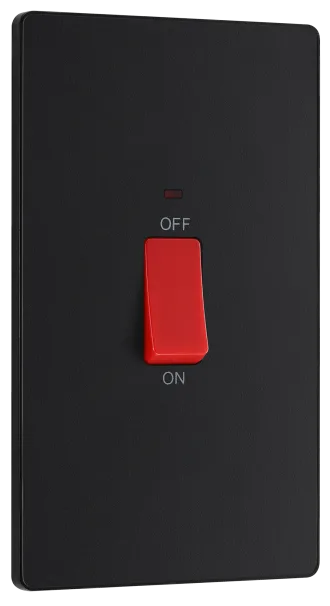 BG Evolve PCDMB72B Matt Black Long 45A Switch — Electricals Online