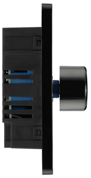 BG Evolve PCDMB82B-01 Led Trailing Edge Double Dimmer Switch 2G 2W Matt Black