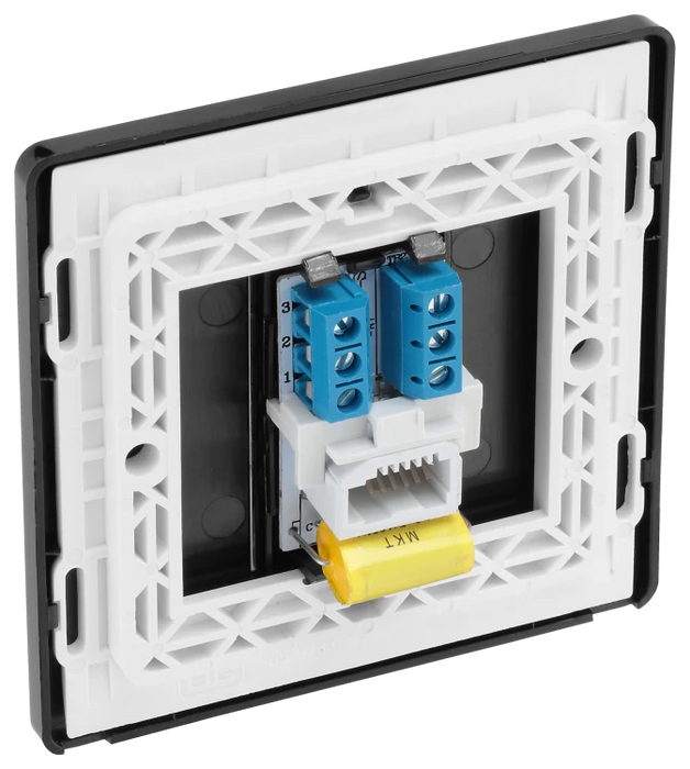 BG Evolve PCDMBBTM1B  Master Telephone Socket Matt Black