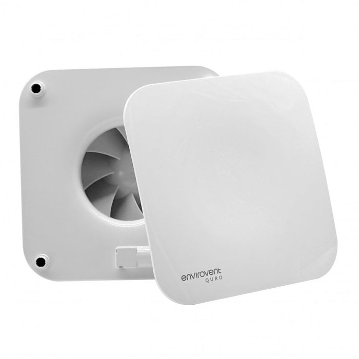 Envirovent QRHT-LC Quro SAP PCDB Listed, Low Noise, Decentralised Mechanical Extract -Humidistat Timer