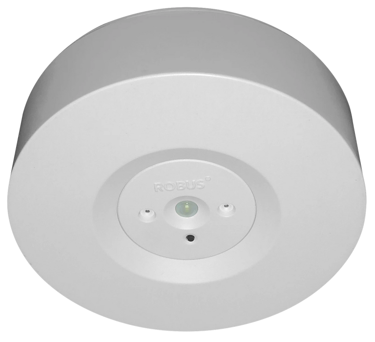 Robus RAV3ST-01 AVIOR 2W Surface Emergency Downlight w/ Open And Corridor Lenses